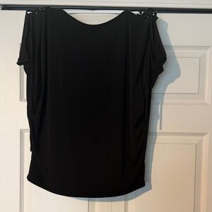 Express Black Women's Blouse with Cutout Details